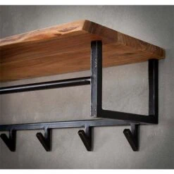 Finch kapstok industrieel met haken