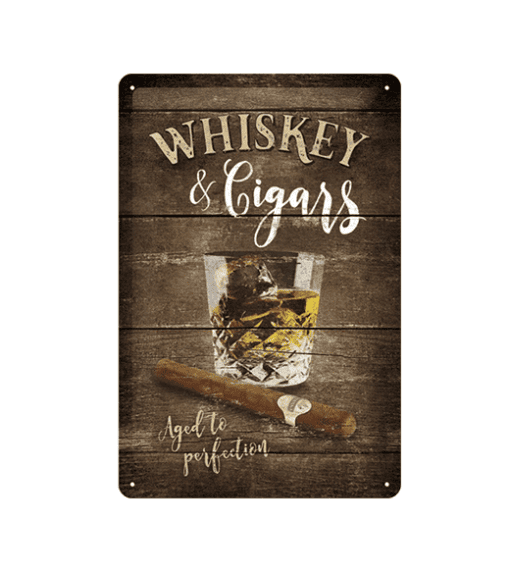 Mancave bord - Whisky & Cigars
