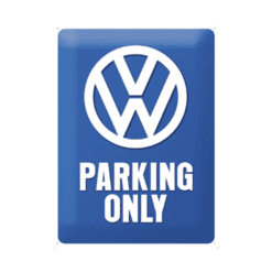 Volkswagen Parking Only - metalen bord