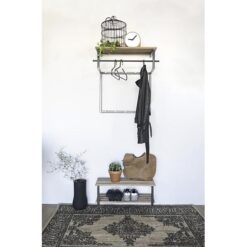 Wandkapstok industrieel Parker