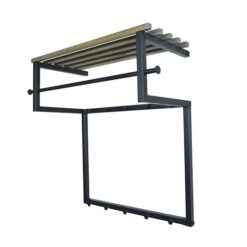 Wandkapstok industrieel Parker