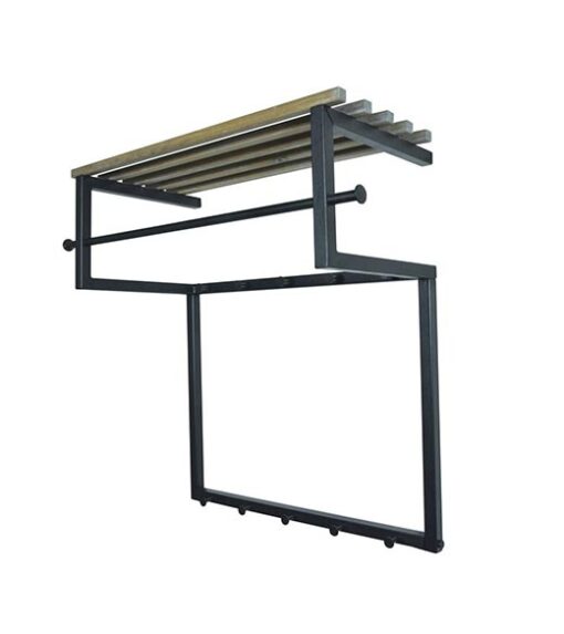 Wandkapstok industrieel Parker