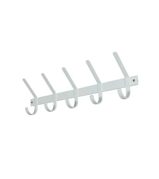 Wandkapstok metaal Kane 2 wit