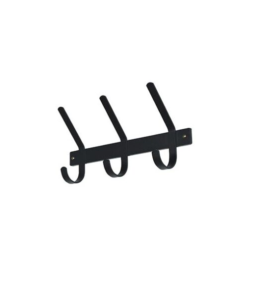 Wandkapstok metaal Kane zwart