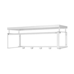 Wandkapstok staal REEF 3 wit