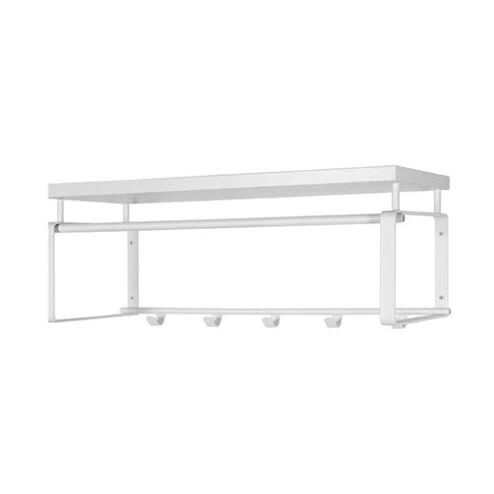 Wandkapstok staal REEF 3 wit