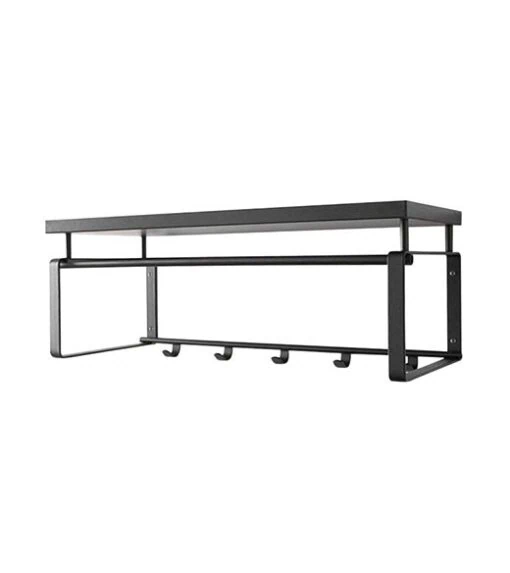 Wandkapstok staal REEF 3 zwart