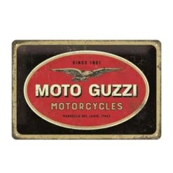 Moto Guzzi motorcycles since 1921 - metalen bord