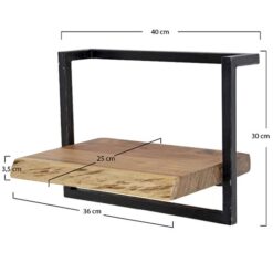 Wandplank hout Stockton/c