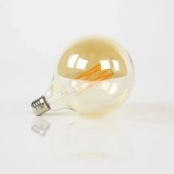 Kooldraad LED E27 lichtbron bol 12,5cm amber