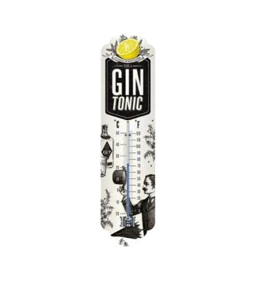 Gin tonic thermometer