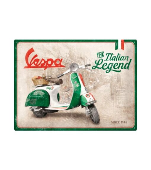 Vespa-since-1946---metalen-bord