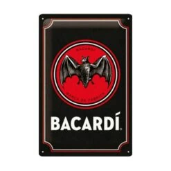 Bacardi Marca de Fabrica - metalen bord