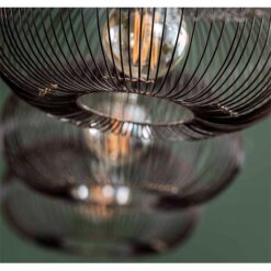 Conli 4-lichts hanglamp zwart