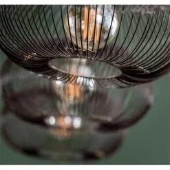 Conli 4-lichts hanglamp zwart