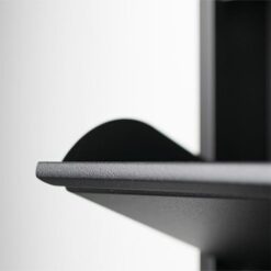 Pippen industrieel schoenenkast 4 lade zwart metaal