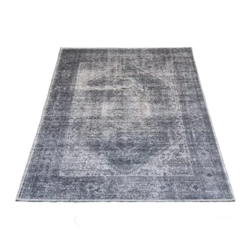 Hoomay vloerkleed vintage rechthoek grijs