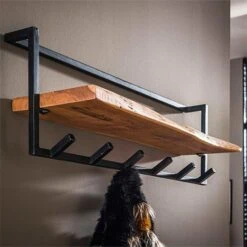 Stockton kapstok met hoedenplank 6 haken