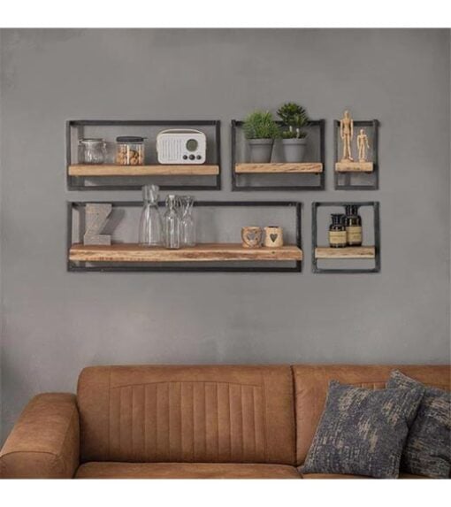 Wandrek industrieel Stockton 5 135cm