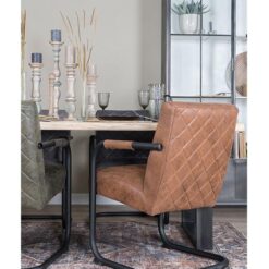 Zareen vloerkleed vintage rechthoek blauw