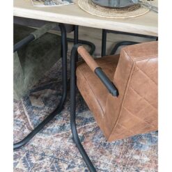 Zareen vloerkleed vintage rechthoek blauw