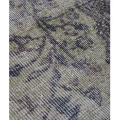 Omid vloerkleed vintage rechthoek Antraciet/ groen