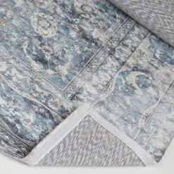 Parandis vloerkleed vintage rechthoek blauw