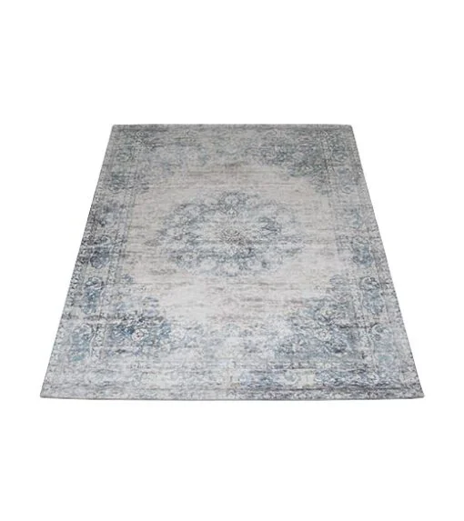 Parandis vloerkleed vintage rechthoek blauw