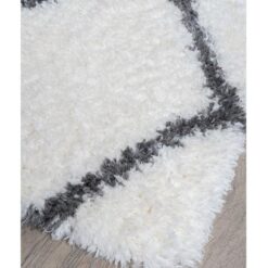 Michael vloerkleed hoogpolig rechthoek creme