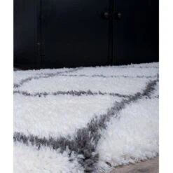 Michael vloerkleed hoogpolig rechthoek creme