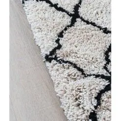 Tano vloerkleed hoogpolig rechthoek creme