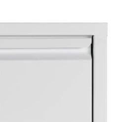 Pippen industrieel schoenenkast 1 lade wit metaal