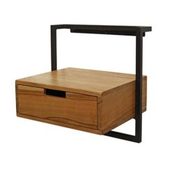 Sonic houten nachtkastje industrieel 44cm