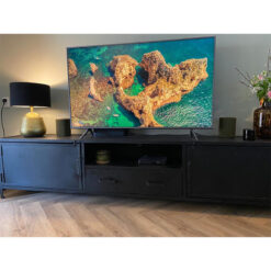 Trevor tv meubel industrieel zwart metaal 240cm