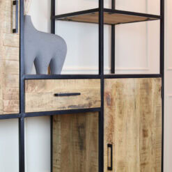 Morada boekenkast industrieel 160cm