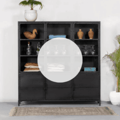 Trevor buffetkast 180 cm zwart