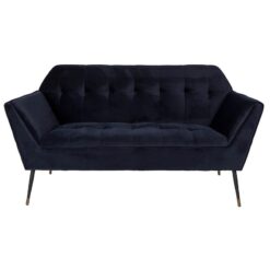 Dutchbone bank Kate 2-zits donkerblauw