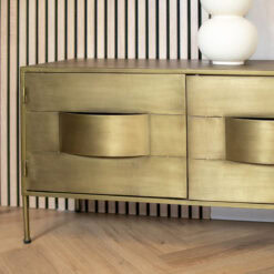 Loua tv meubel goud 170cm