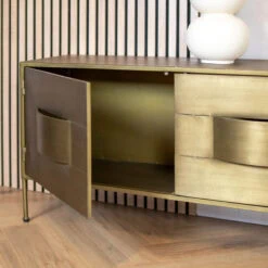 Loua tv meubel goud 170cm