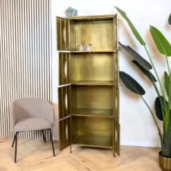 Loua wandkast goud 62cm