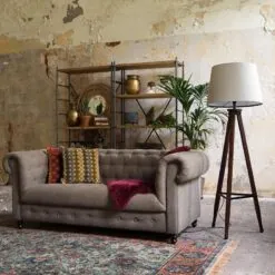 Dutchbone Bid Vloerkleed Oud Groen-2