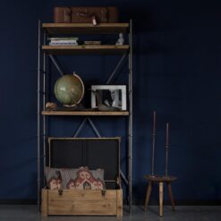 Dutchbone Iron Vakkenkast Bruin-2