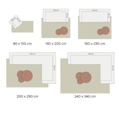 Heddine vloerkleed rechthoek groen