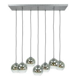 Galsa 7-lichts hanglamp industrieel