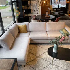 Verona hoekbank met ottomane met 3-zits