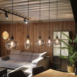 Spix Hanglamp 5-lichts smoke glas