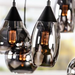 Spix Hanglamp 6-lichts smoke glas