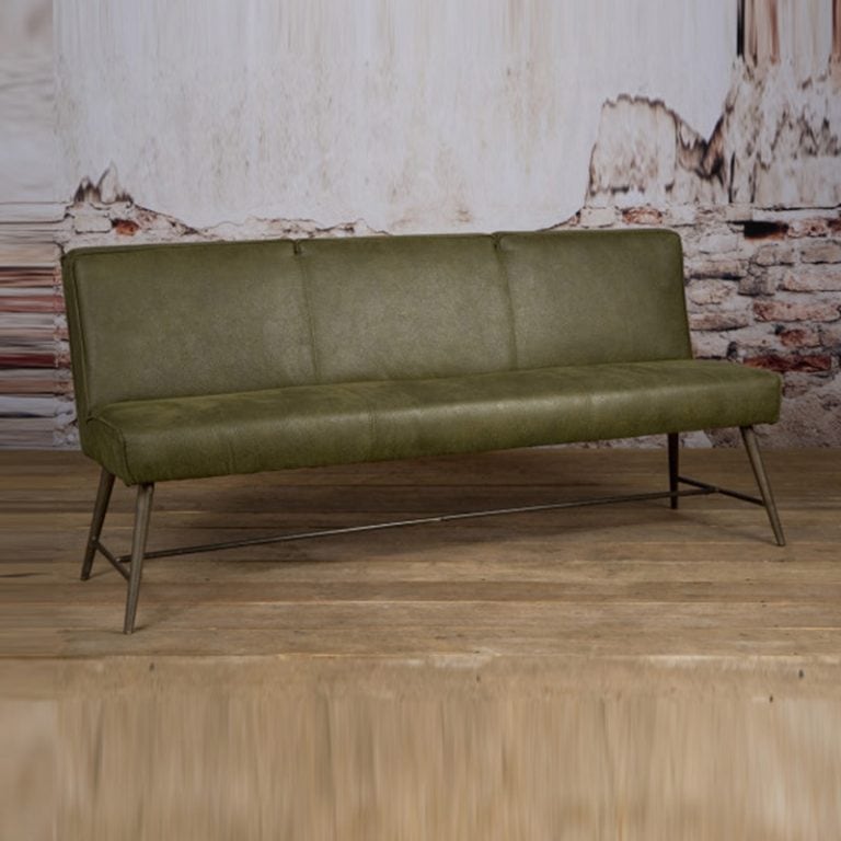 Belmonte Eetkamerbank cherokee groen 185cm