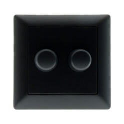 Duo Led dimmer universeel 0-150W fase afsnijding Compleet zwart of wit