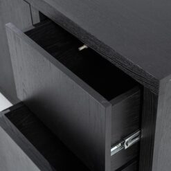 Eleonora dressoir Helsinki 200cm zwart